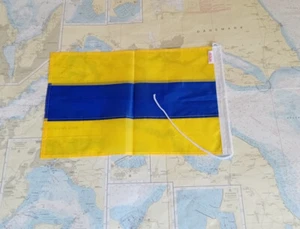 Signalflagge, Buchstabenflagge, Flaggensignal "Delta", 30 x 45 cm - Bild 1 von 2