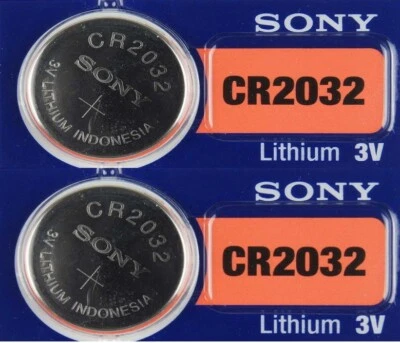 Llavero remoto y batería de llave inteligente para JEEP - Sony MURATA CR2032 - Paquete de 2 Foto 1 de 2