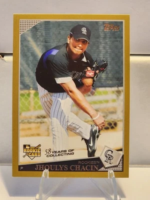 2009 Topps Updates & Highlights - Jhoulys Chacin #UH66 (RC) Gold /2009 - Image 1 of 2