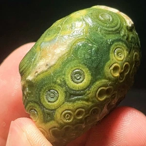 TOP 39G Natural Inner Mongolia Gobi Agate Eye Agate Crystal Stone Healing L6810 - Picture 1 of 8
