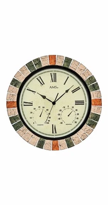 Moderne Wanduhr mit Quarzwerk von AMS AM W9620 NEU - Bild 1 von 2