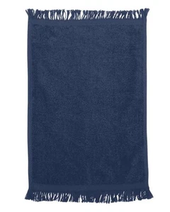 🔥 6 Pack Q-tees Fringed Fingertip Towel terrycloth 100% cotton 11" x 18 T100 - Picture 1 of 13