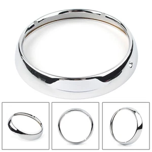 7" Scheinwerfer-Zierring-Abdeckblende für Harley Touring Electra Glide Chrom - Bild 1 von 10