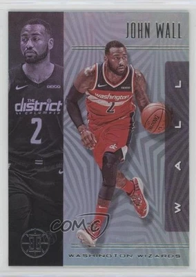 2019-20 Panini Illusions Trophy Collection Emerald John Wall #85 - Image 1 of 2