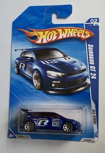 Hot Wheels 2010 All Stars ‘10 Volkswagen Scirocco GT24 Diecast Car Blue 02/10 Nw - Picture 1 of 3