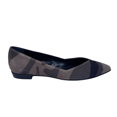 Zapatos planos sin cordones YSL Saint Laurent Paris para mujer Woodland M81 camuflados talla 37 Foto 1 de 4