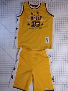 Throwback Harlem Globetrotters #35 "Geese" Fubu Basketball 2PC (M12/14) Kids - Picture 1 of 18