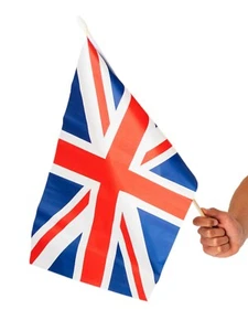 1 - 500 große Union Jack Flagge handgehalten winkend Platin Jubiläum Party Großhandel - Bild 1 von 1