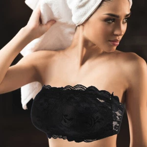 2PCS bandeau bikini bras Women Strapless - Picture 1 of 9