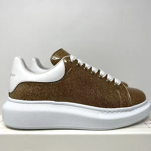 Alexander McQueen Women's Sneakers Size 7 US/ 37 EU Glossy Rose Gold - Picture 1 of 9