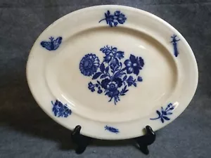 Vintage Flow Blue 15 1/4" Davenport Berlin Group Platter - Picture 1 of 5