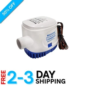 Reliable 12V Automatic Water Pump - 1100 GPH for Boats, Ponds & Do-It-Yourself - Picture 1 of 11