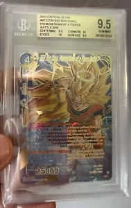 Dragon Ball Super BGS 9.5 SS3 Son Goku SPR #BT22-135 Critical Blow 2023 English - Picture 1 of 1