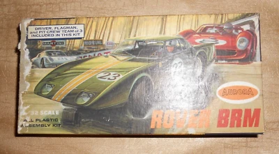 Vintage Aurora 1/32 Scale BRM Model Kit 672-100 with Decals and Crew 1967 - Image 1 of 3