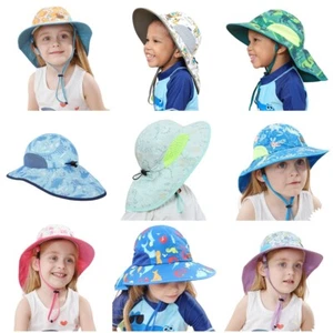 Children's Hat Boys and Girls Baby Breathable Bucket Hat Beach Hat Fisherman Hat - Picture 1 of 25