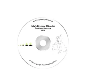 Kelly's Post Office Directory Of London Southern Suburbs 1901 Census Year - Picture 1 of 1