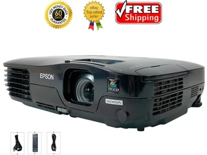 Epson EX7200 3LCD Projector Portable 2600 ANSI Conference Room HD HDMI w/Bundle - Picture 1 of 12