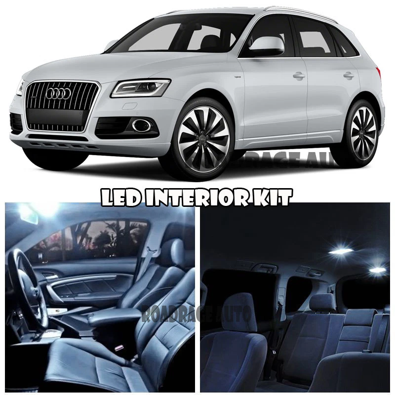 Kit de luces interiores LED HID para Audi Q5 2013-2016 paquete de repuesto de bombilla Canbus Foto 1 de 1
