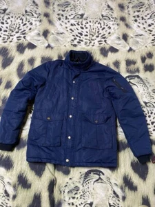 Diesel Jacket Kids Sz 14 Pockets Parka Fur Hooded Bomber Insulated Puffer - Picture 1 of 24