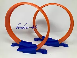 2 Hot Wheels Loop Builder Race Track - Picture 1 of 3