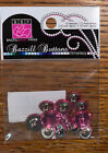 BBP Bazzill Basic Paper ~Buttons~ Timeless Hit Pink 12 Pcs Multiple Sizes Craft