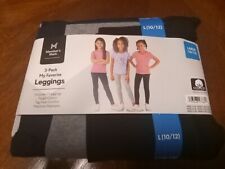 Member's Mark Girl's 3-Pack My Favorite Leggings, Large (10/12)