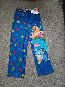 NEW KIDS POKEMON PAJAMA LOUNGE PJ PANTS SIZE L (10-12) - Picture 1 of 6
