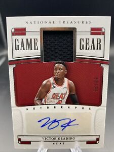 Victor Oladipo 2022-23 Panini National Treasures Auto Game Worn Jersey Patch /99
