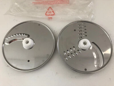 2 x Kenwood Fp730 food processor slicing grating discs Spare Replacement - Image 1 of 2