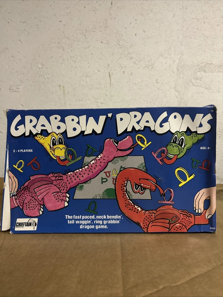 Vintage 1980’s Chieftain Products Grabbin Dragons Kids Game Complete - Image 1 of 4