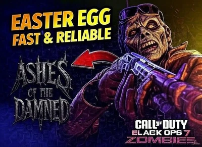 CALL OF DUTY BO7 Zombies Ashes Of The Damned Easter Egg Carry Service COD ZOMBIES BLACK OPS 7