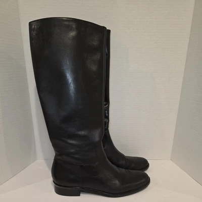 Женские матовые черные сапоги для верховой езды Elites by Walking Cradles 7S - Изображение 1 из 4