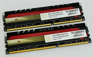 8GB Kit (2x4GB) Avexir Core Series DDR3-1600C9 AVD3U16000904G-2CRR LED Memory - Picture 1 of 4