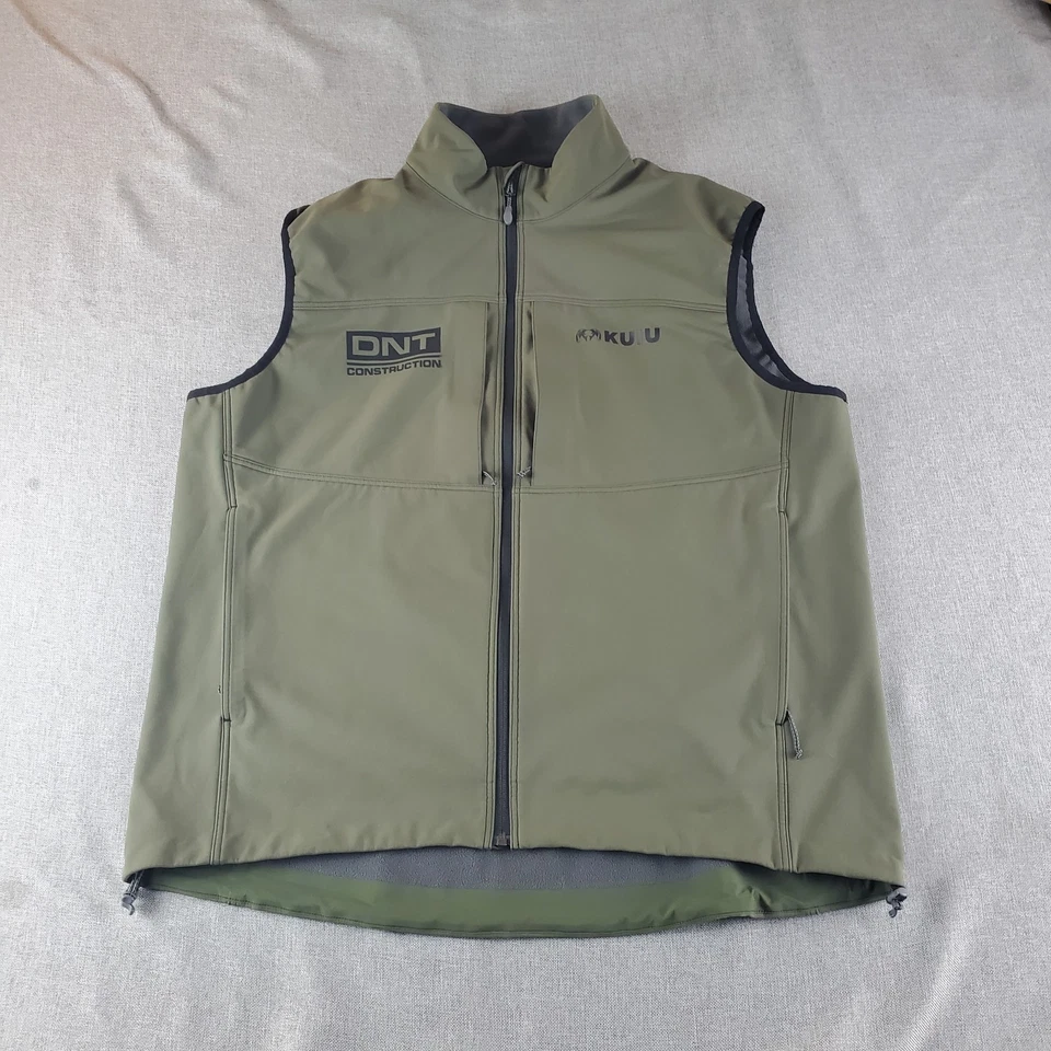 Kuiu Guide Hunting Vest  Mens XXL Primeflex DWR Fleece Olive Green Logo Hunting  - Image 1 of 4