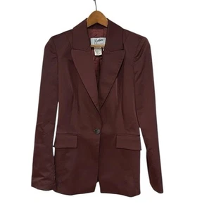 Claude Montana Maroon blazer Women’s E34 Made in Italy - Picture 1 of 6