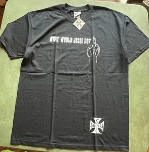 Rare Vintage Jesse James West Coast Choppers What Would Jesse Do? Tee - Picture 1 of 2