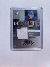 2009-10 Upper Deck SPx Rookie Jersey Auto ARTEM ANISIMOV 153 #/799 Rangers UD RC