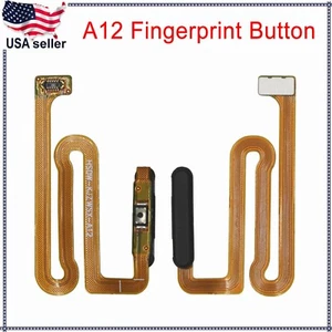 Power Button Fingerprint Sensor Flex Cable For Samsung Galaxy A12 SM-A125U - Picture 1 of 3
