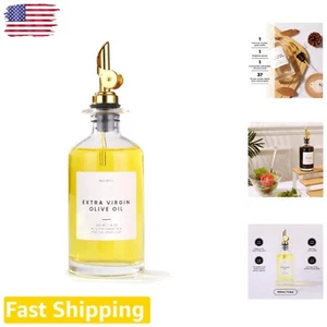 Glass Oil Dispenser Bottle for Kitchen - Weighted Pourer, 350ml, Set of 1 - Picture 1 of 10