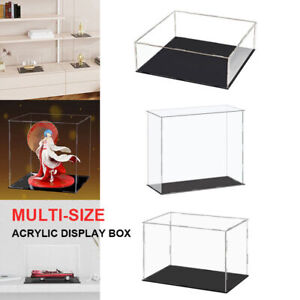 Acryl Vitrine Box Einzelvitrine Plexiglas Klar Schaukasten für Figure Modellauto