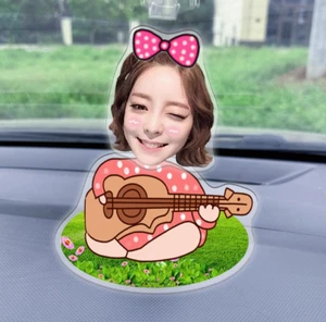 personalized Shake head decor car home design Battery& Solar customized gift kid - Picture 1 of 14