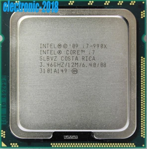 Intel 1th i7-990x Extreme Edition CPU processor 3.46 GHz 6 core slbvz lga-1366 - Picture 1 of 1