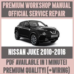 WORKSHOP MANUAL SERVICE & REPAIR GUIDE for NISSAN JUKE 2010-2016 +WIRING - Picture 1 of 6