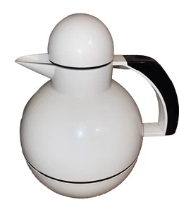 STUDIO NOVA Spectra weiß schwarz thermisch Kaffeekaraffe postmodern Vintage - Bild 1 von 11