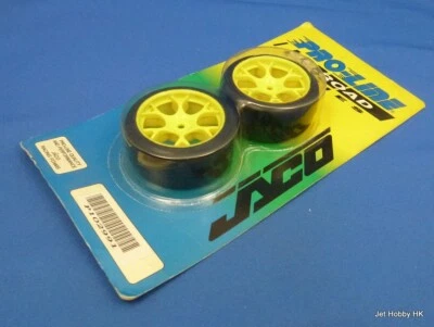 (ProLine 2991)Pre-Assembled Sedan Cap Tire JACO Racing Foam RARE 12mm Hex 2PACKS - Image 1 of 2