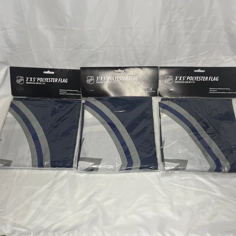 (3) NHL 3’x5’ Polyester Flag Vancouver Canucks Cover