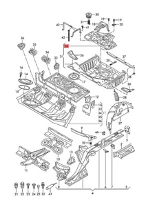 Genuine AUDI A6 Avant S6 quattro A6L 4G2 4G5 4X8 Battery Console 4G0804869TB - Picture 1 of 1