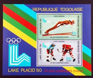 TOGO 1980 Winter Olympic Games - Lake Placid, USA BLOC Neuf ** MNH Q7b