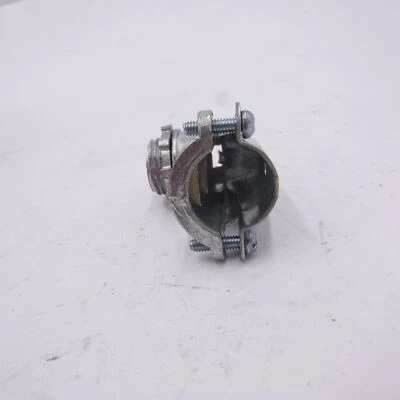 Caja de 25 conectores angulares Arlington 1/2" zinc 90 grados para Flex AC HCF Foto 1 de 3