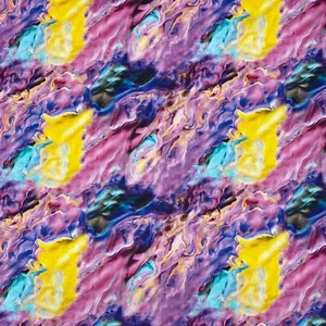 Liquid Marble Art Sewing Novelty Cotton Sewing Quilting Fabric - Picture 1 of 3